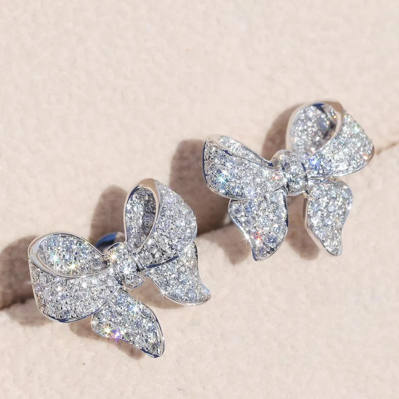 Charming Bow Earrings | 925 Sterling Silver