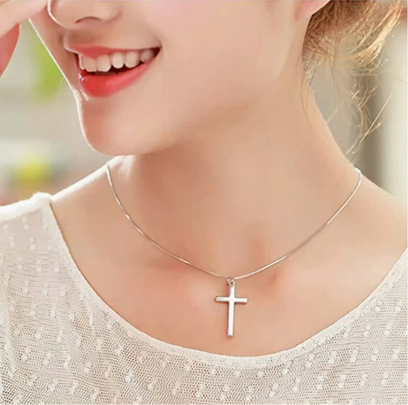 Cross Pendant Necklace | 925 Sterling Silver | Delivered in Gift Box
